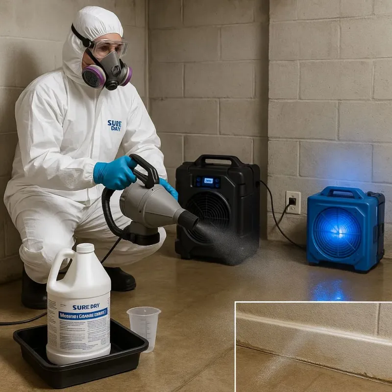 Sanitization and Odor Removal process in Southlake, TX
